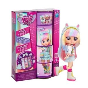 Cry Babies BFF Jenna Fashion‎ Doll with 9+ Surprises Including Outfit. NIB